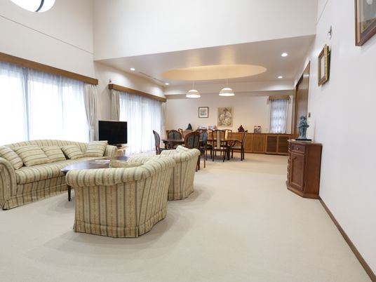 広々とした快適な居間