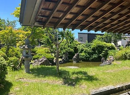 緑豊かな庭