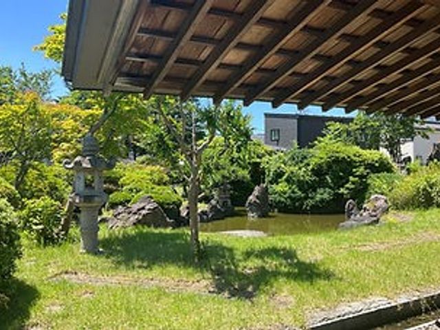 緑豊かな庭 庭 涼しげな木陰と手入れの行き届いた庭園です。自然を感じながら、リラックスできる場所です。
