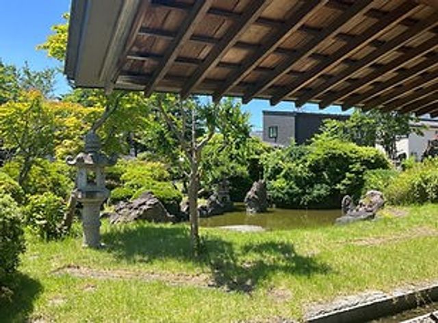 緑豊かな庭