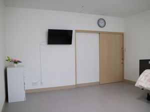 清潔な居室の一角