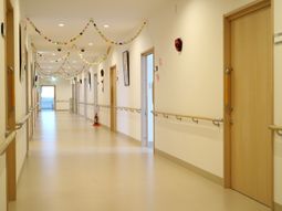 清潔な廊下の装飾