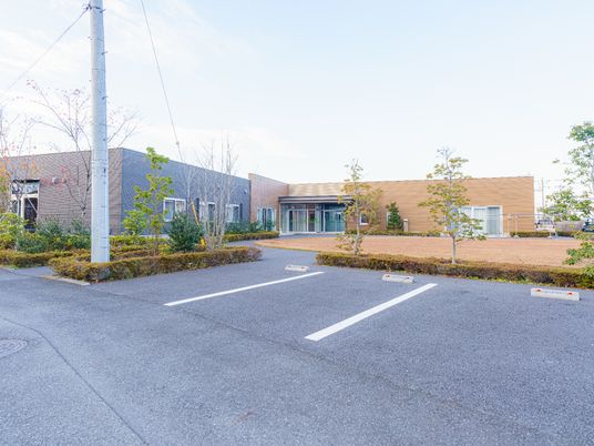 ゆとりのあるエントランス景色