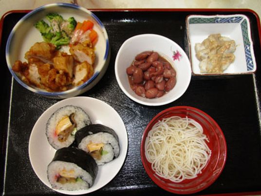 彩り豊かな食事例