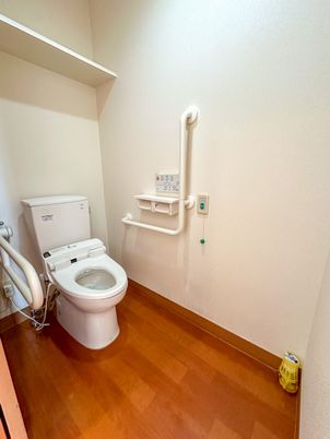 安全配慮されたトイレ