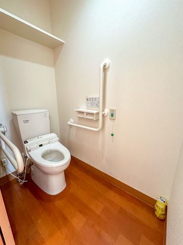 安全配慮されたトイレ
