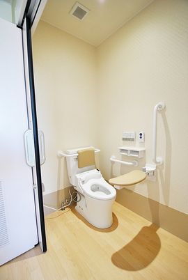 使いやすい設備のトイレ