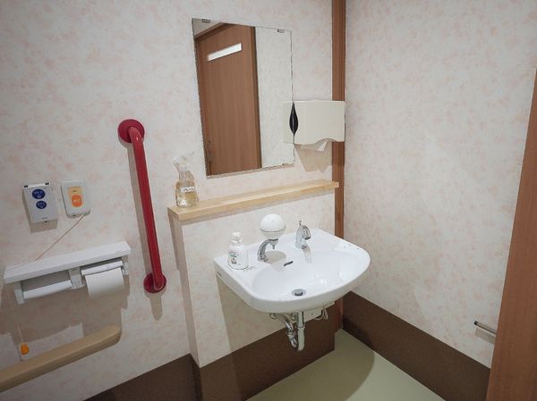 洗面所と手すり