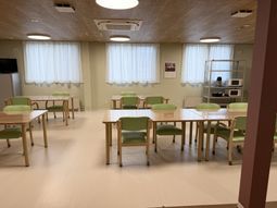 広々とした食堂