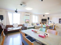 明るい共有スペース