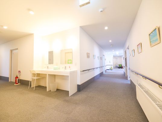 清潔感のある廊下の様子