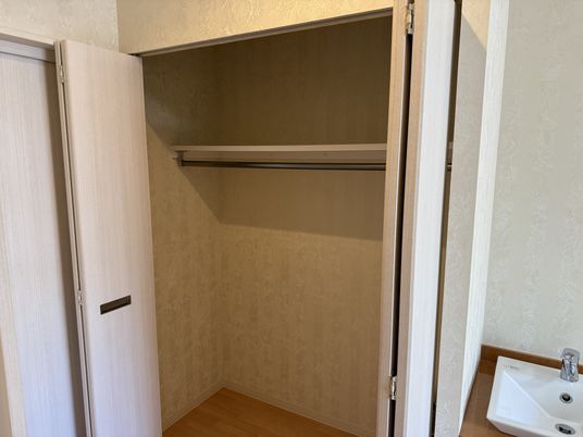 収納スペースのある部屋