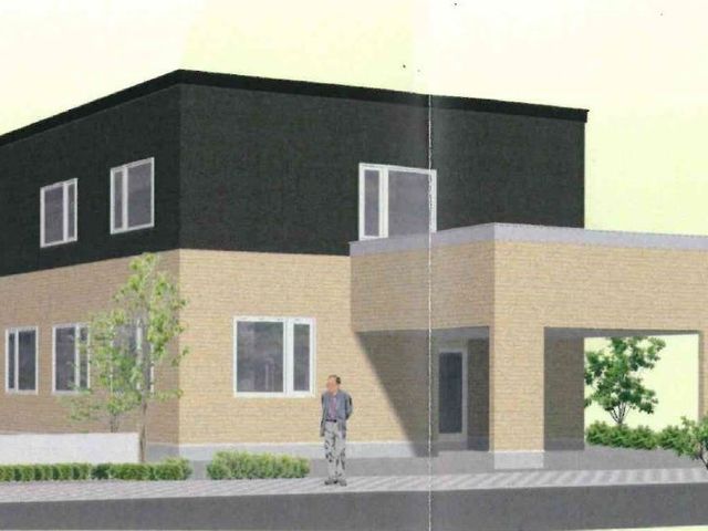 モダンな外観の建物