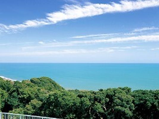 海を望む快適なテラス