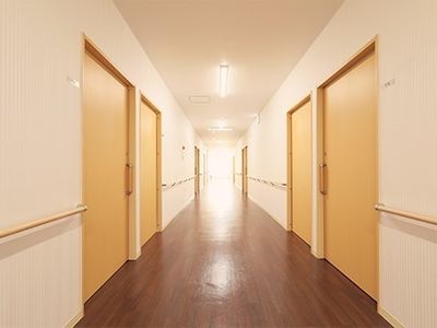 清潔な廊下の風景