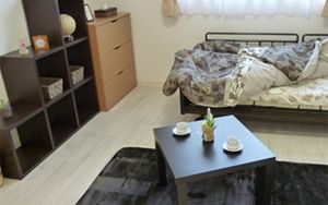 清潔感溢れる居室の一角