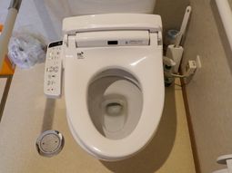 清潔なトイレ設備