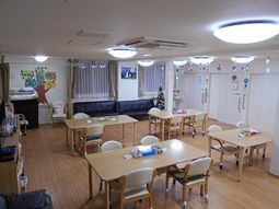 明るい共用スペース