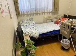 落ち着いた色合いの居室