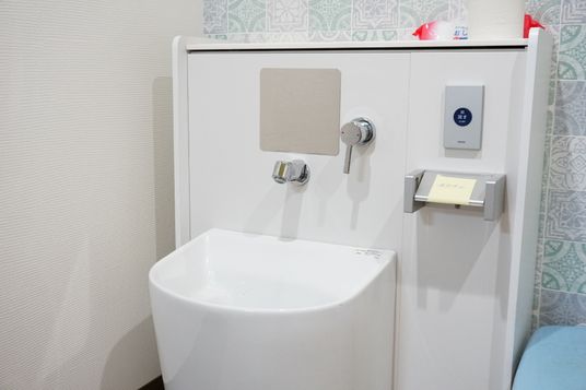 清潔な手洗い場