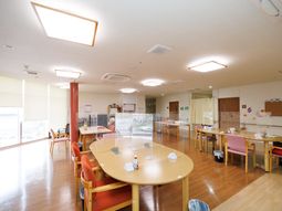 明るい共用スペース