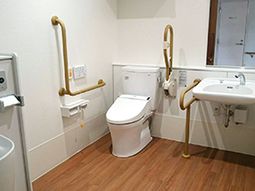 バリアフリーなトイレ