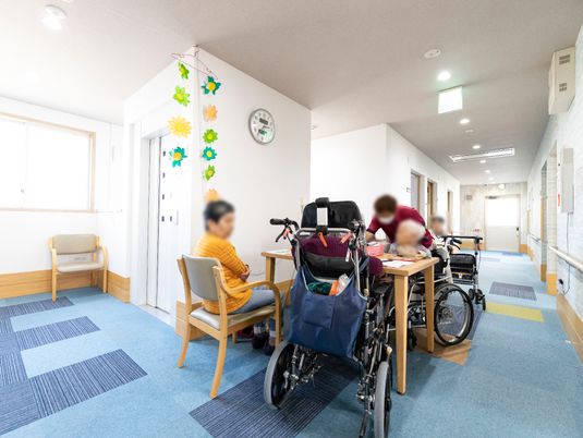 居心地の良い廊下の様子