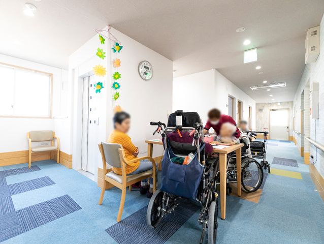居心地の良い廊下の様子