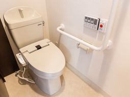 清潔なトイレ設備
