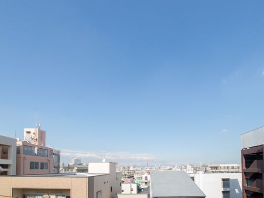 広々とした都市の景観