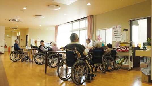 車椅子と交流の場