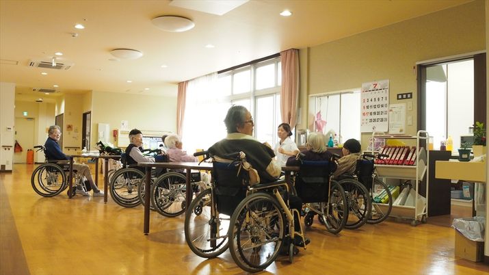車椅子と交流の場