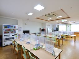 明るい共用スペース