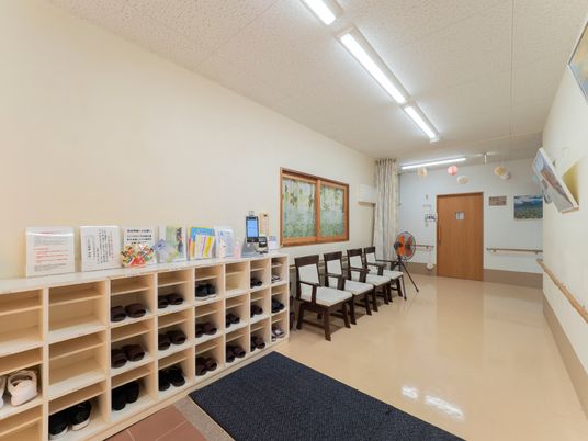 整理整頓されたスタッフスペース