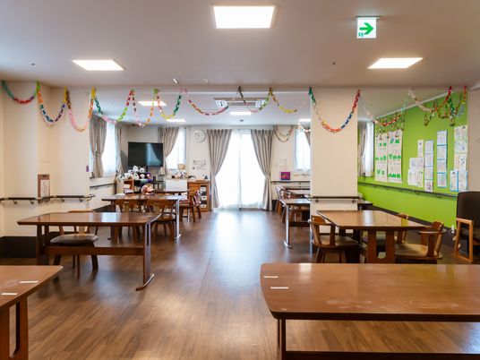 明るいダイニングエリア