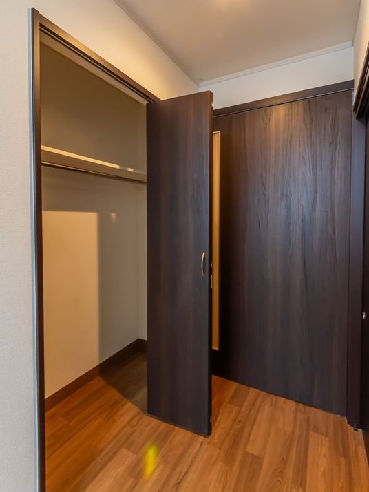 ゆとりのクローゼット空間