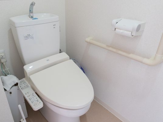 清潔なトイレ設備