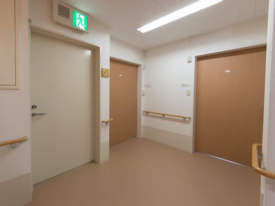 広々とした通路