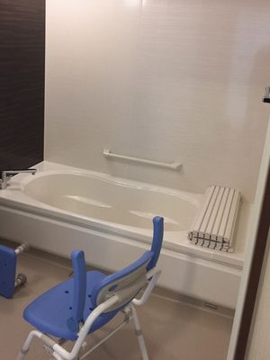設備充実の浴室