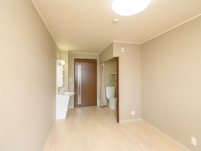 ゆったり洗面所付き居室