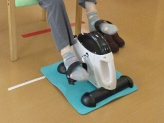 リハビリ機器を使った訓練