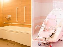 快適な利用を想定したバス設備