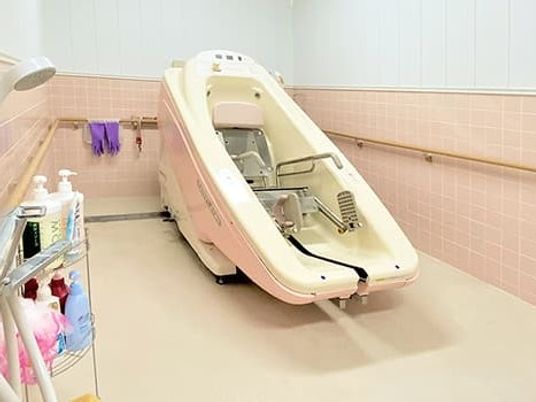 ケア用浴槽と備品
