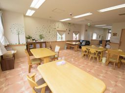ユニット型施設のダイニングルーム