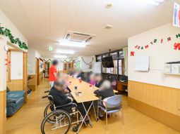 共有エリアでの介助