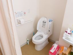 清潔なトイレの設備