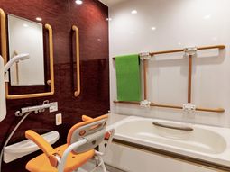 安全な構造のバリアフリー浴室