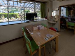 日当たり良好な共有スペース