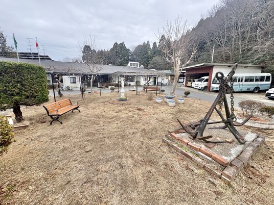 広い庭