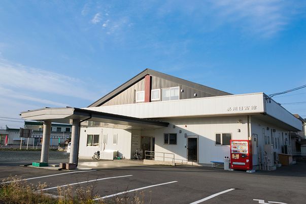 施設の外の風景